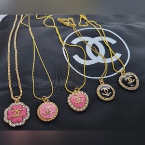 BUNDLE/10 Piece Lot Beautiful Zipper Pulls & Gold Plated Chains, Necklaces